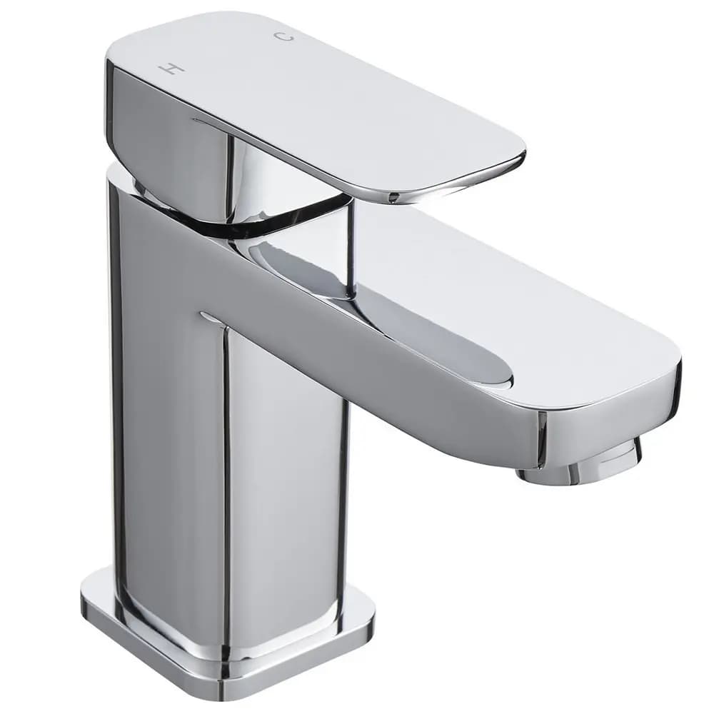 Dakota Chrome Mono Basin mixer Tap with Click Waste Image 0