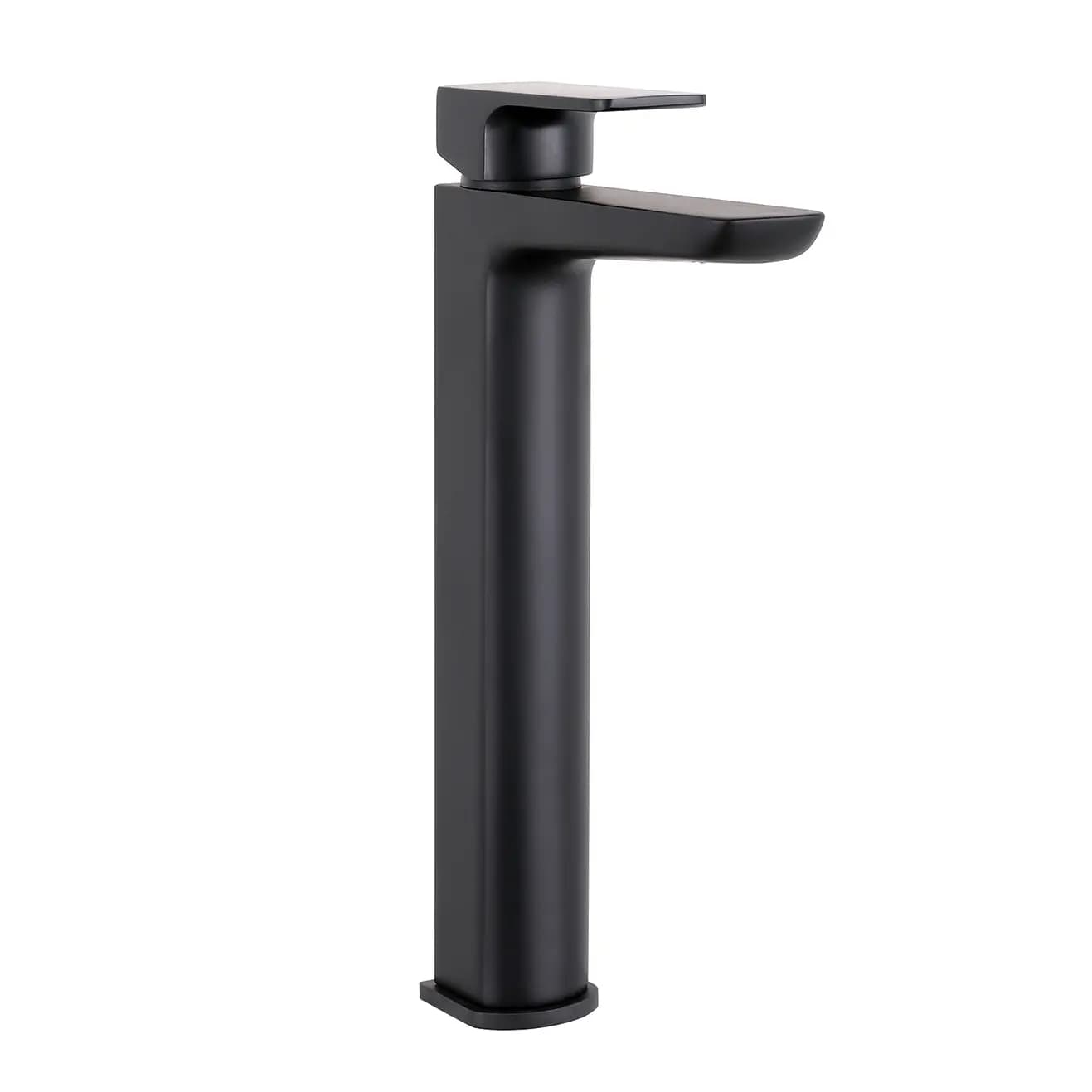 Messina Single Lever Tall Basin Mixer Tap Black Matt Image 0
