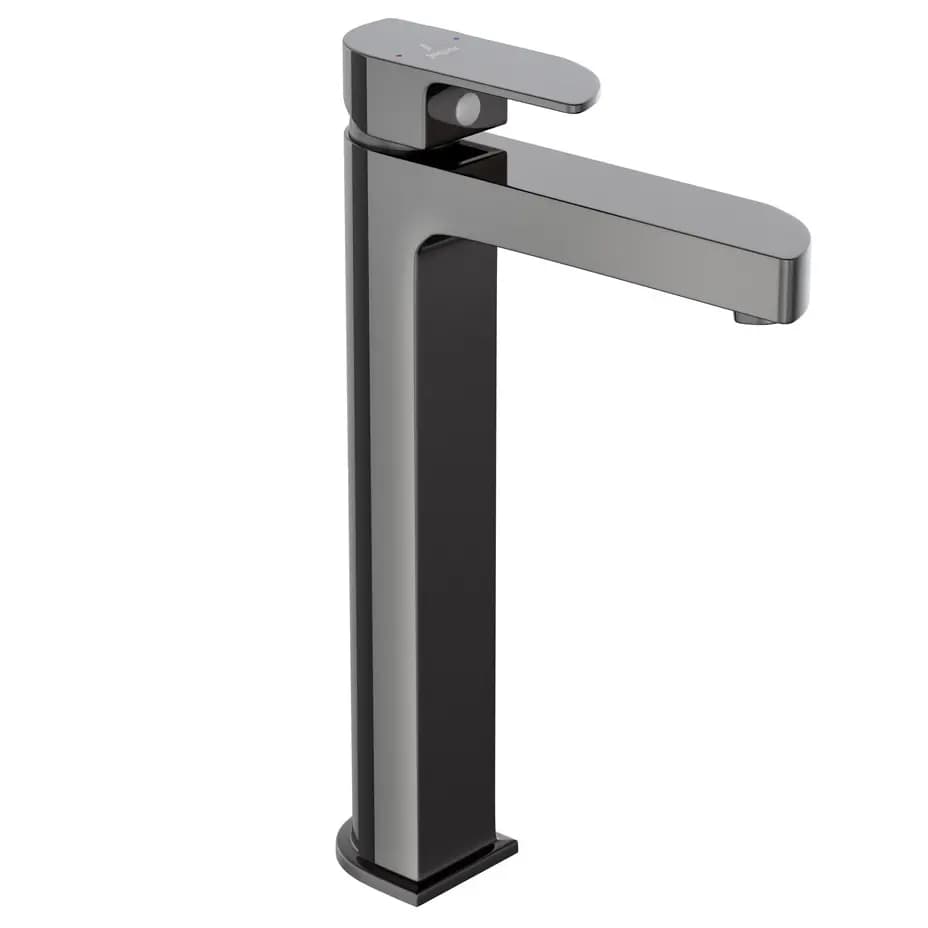 Jaquar Alive Black Chrome Single Lever High Neck Basin Mixer Image 0