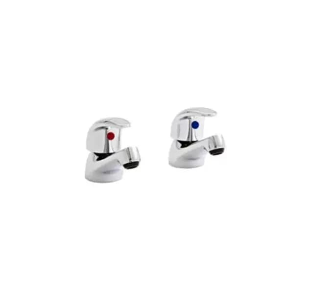 G4K Chrome Basin Taps (Pair) Image 0