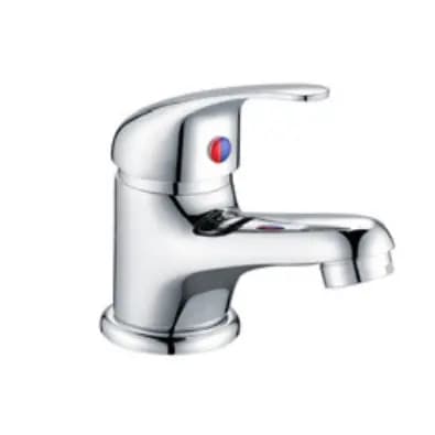 Eco Single Lever Basin Mixer With Basin Waste Chrome Plated Image 0