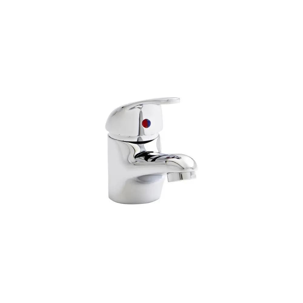 G4K Chrome Mono Basin Mixer Tap With Click Waste Image 1