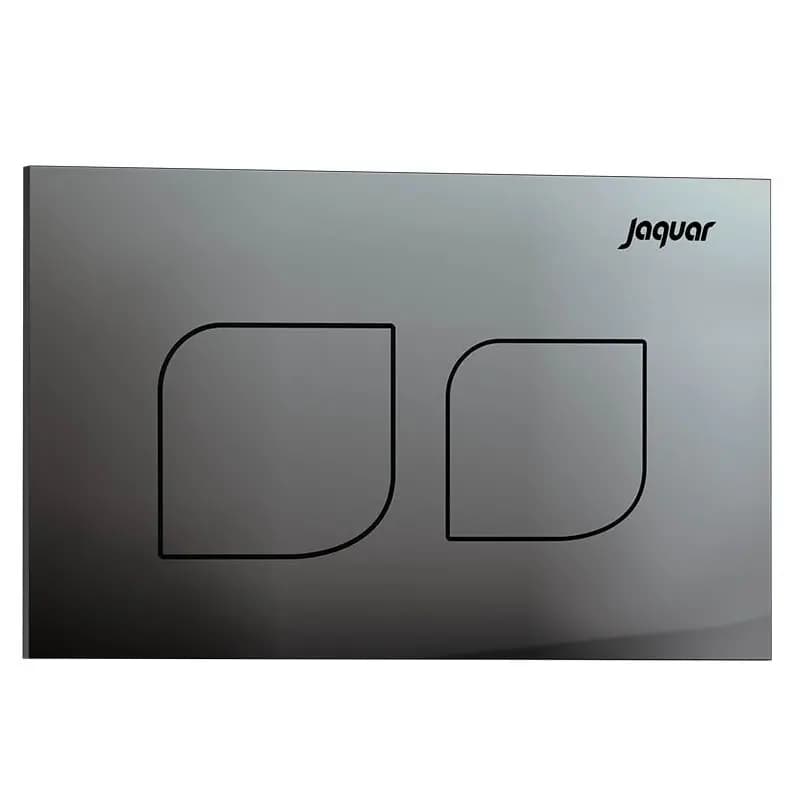 Jaquar Black Chrome Alive Toilet Flush Control Plate Image 0