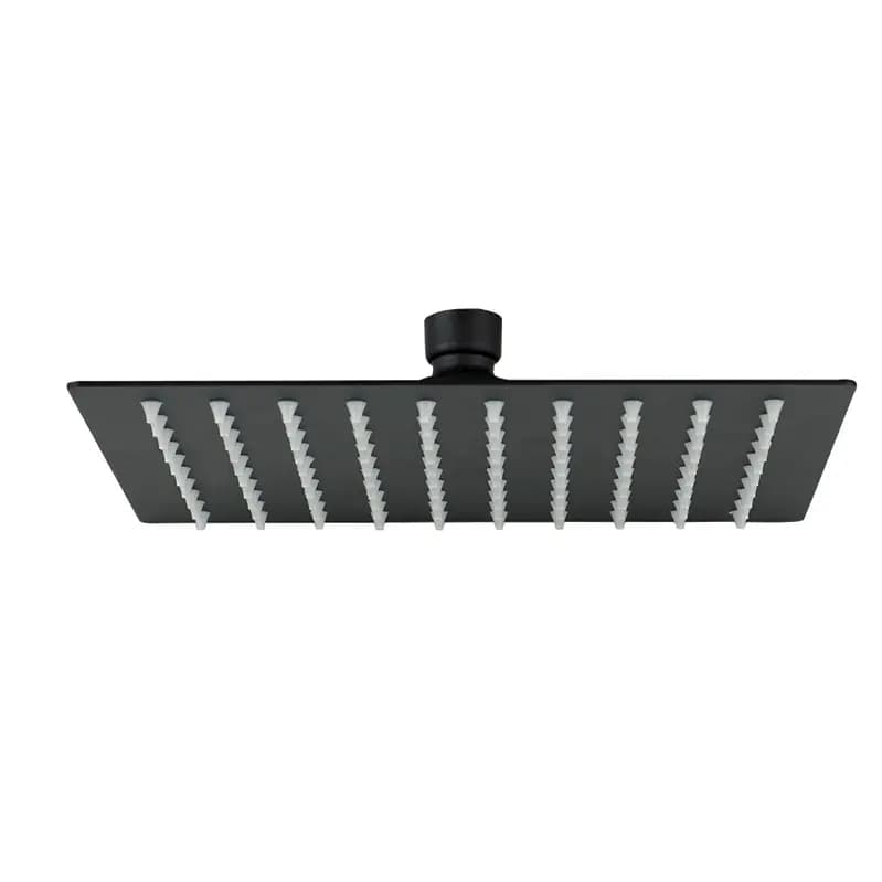 Ceiling Mounted Overhead Shower 250x250mm Black Matt Image 0