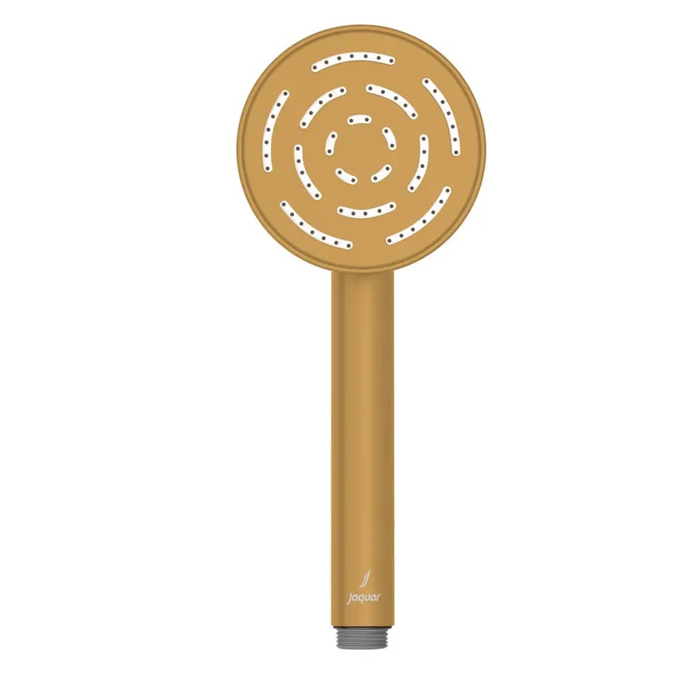 Jaquar Gold Matt PVD Maze Single Function Stainless Steel Hand Shower Image 0