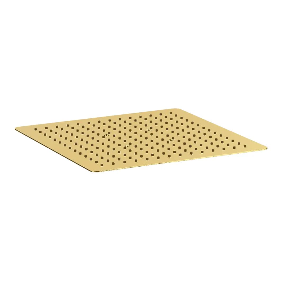 Ceiling Mounted Overhead Shower 300x300mm Brushed Gold Image 0