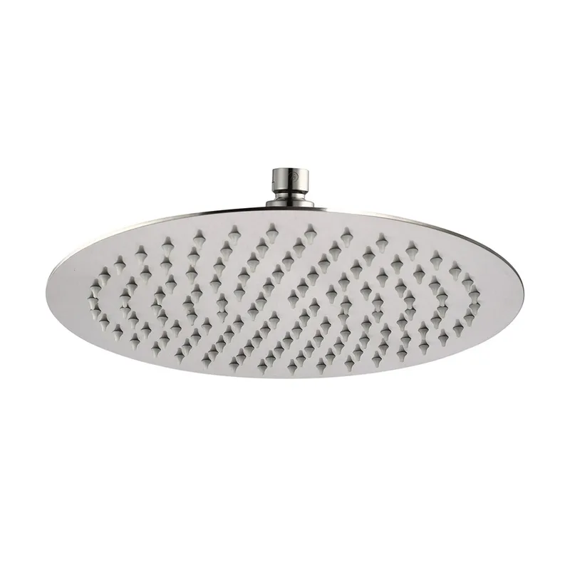 250mm Ceiling Mounted Overhead Shower Brushed Nickel in Brushed Nickel