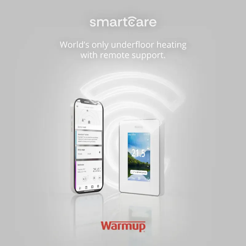 7iE Bright Porcelain Smart WiFi underfloor heating Thermostat - photograph 5