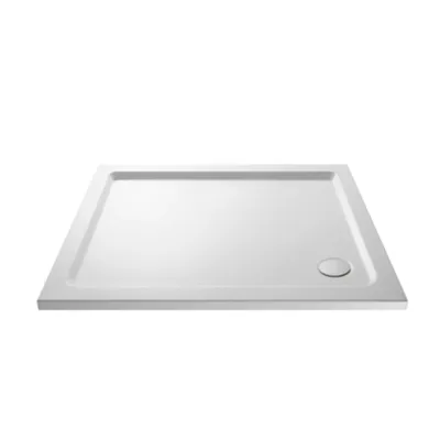 Acrylic White Shower Tray (1200 x 900mm) in White Gloss