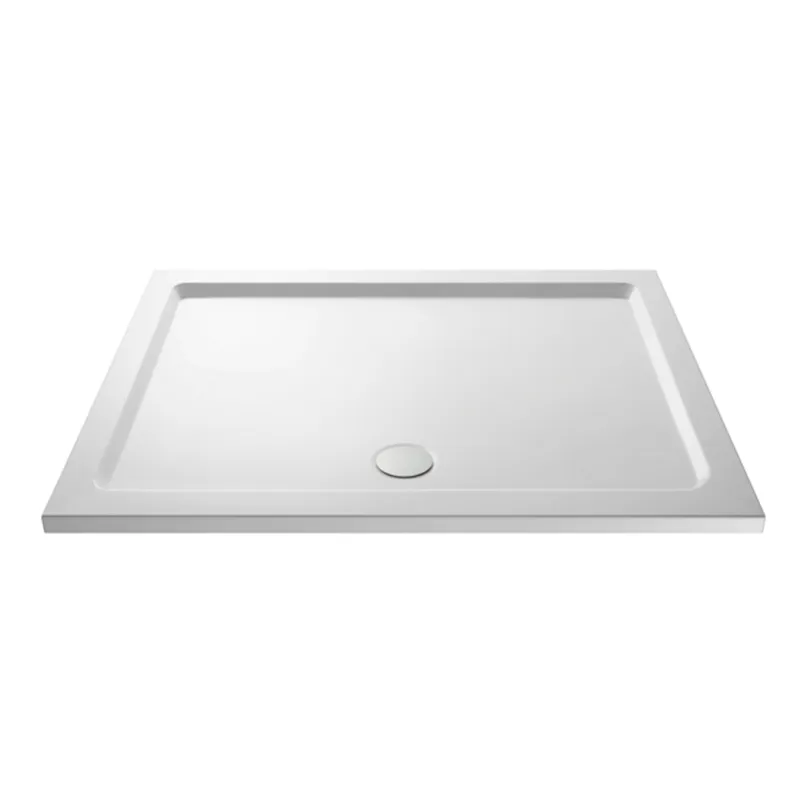 Acrylic White Shower Tray (1400 x 760mm) in White Gloss