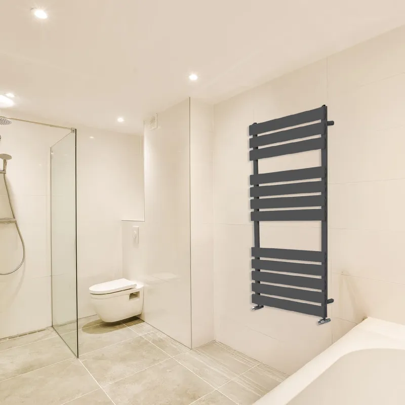 Anthracite designer towel radiator