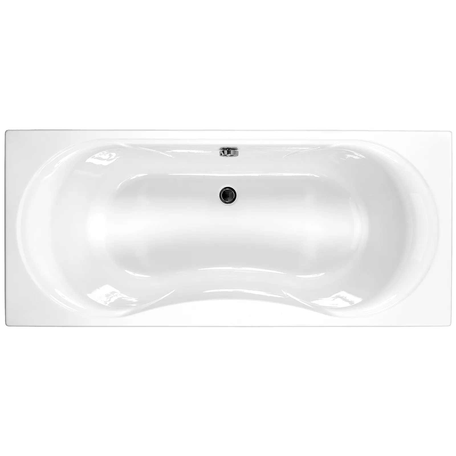 ARC Double Ended Bath with Legs 1800x800mm CNIT in White Gloss - photograph 2