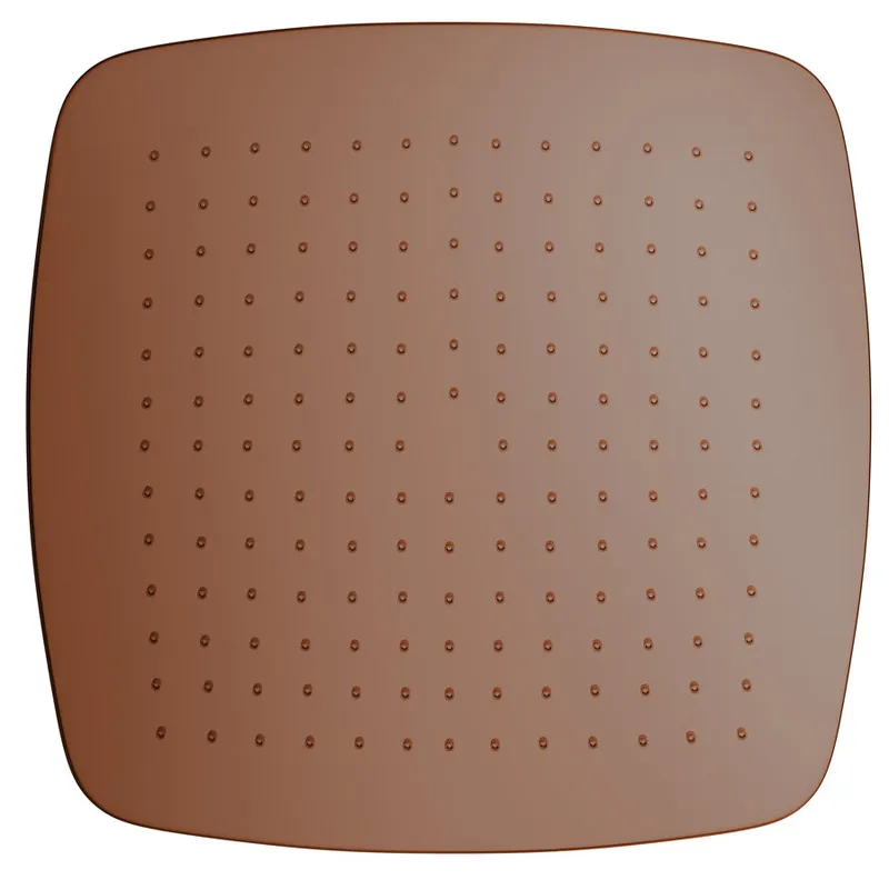Artize Blush Gold PVD Rainjoy Single Function 350X350mm Head Overhead Shower in Blush Gold