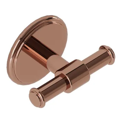 Artize Blush Gold PVD VIC Double Robe Hook in Blush Gold