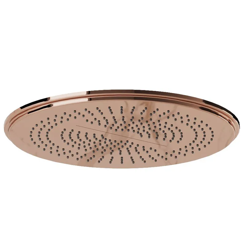 Artize Blush Gold PVD Vic Rainjoy Shower 500mm AISI 304 stainless steel 3-functions: Rain, Intense & Water fall in Blush Gold