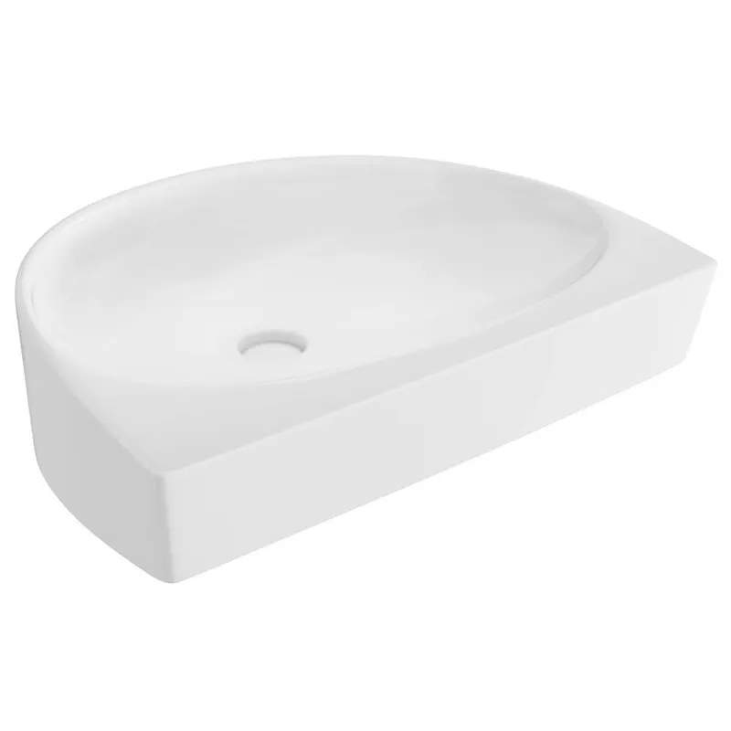 Artize Confluence Counter Top Basin 650x450mm in White Gloss