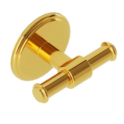 Artize Gold Bright PVD VIC Double Robe Hook in Gold Bright