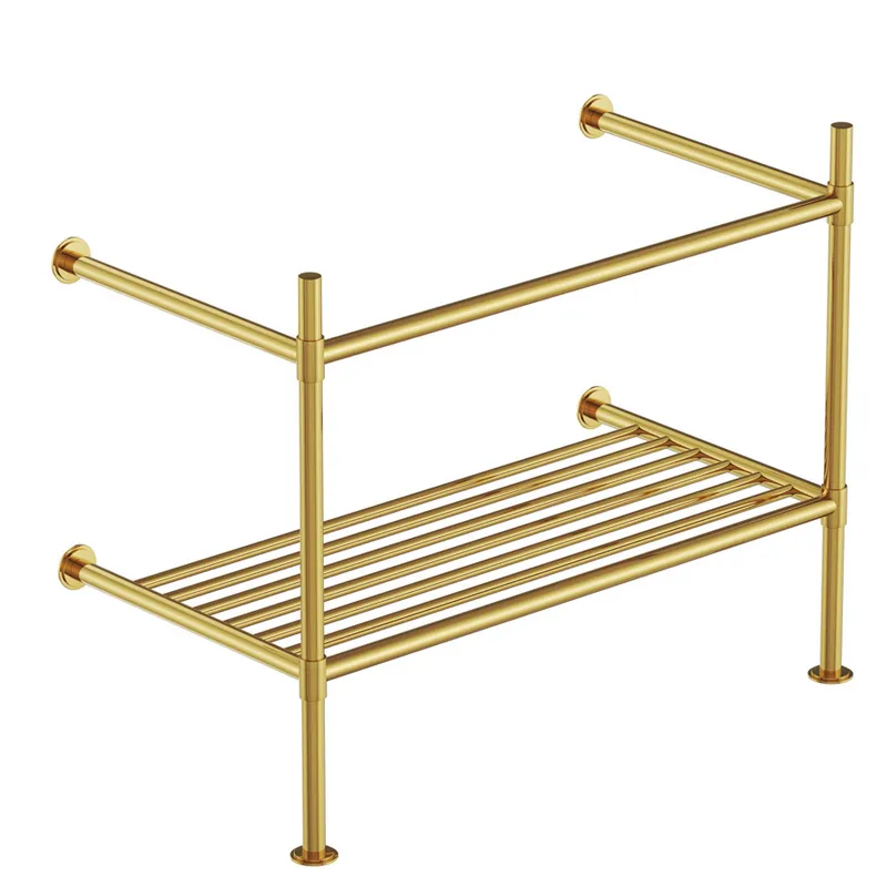 Artize Gold Bright PVD VIC Stainless Steel Frame for Wall Hung Basin in Gold Bright