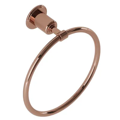 Artize Gold Bright PVD VIC Towel Ring in Gold Bright