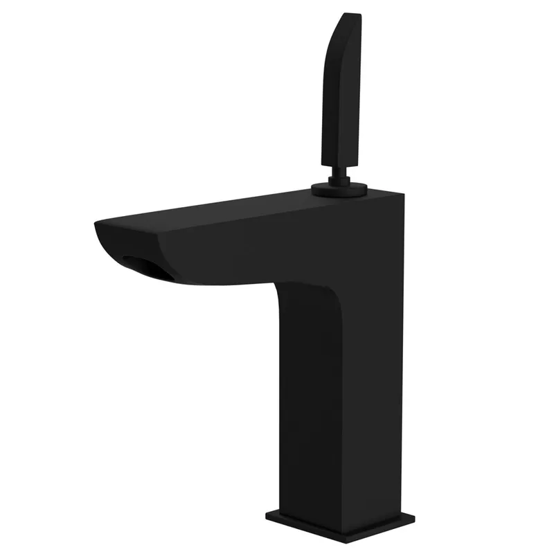 Artize Lexa Black Matt Joystick Basin Mixer in Black Matt