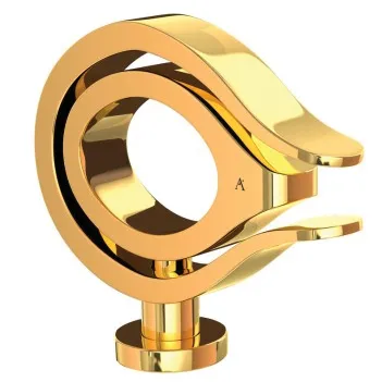 Artize Tiaara Gold Bright PVD Basin Mixer in Gold Bright