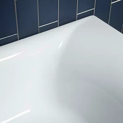 AXIS Single Ended Standard Baths 1500x700mm TG in White Gloss - photograph 5