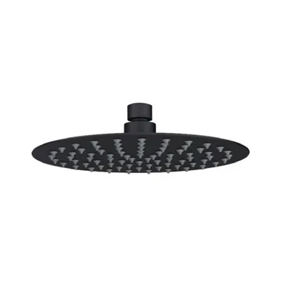 Black Matt Thermostatic Concealed Shower & Bath Set – 3-Outlet Valve with Head, water outlet, wall arm, Hand Shower & Spout in Black Matt - photograph 4