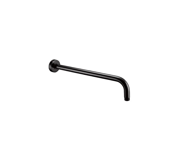 Black Matt Thermostatic Concealed Shower Set – 2-Outlet Valve with Overhead & Hand Shower in Black Matt - photograph 4