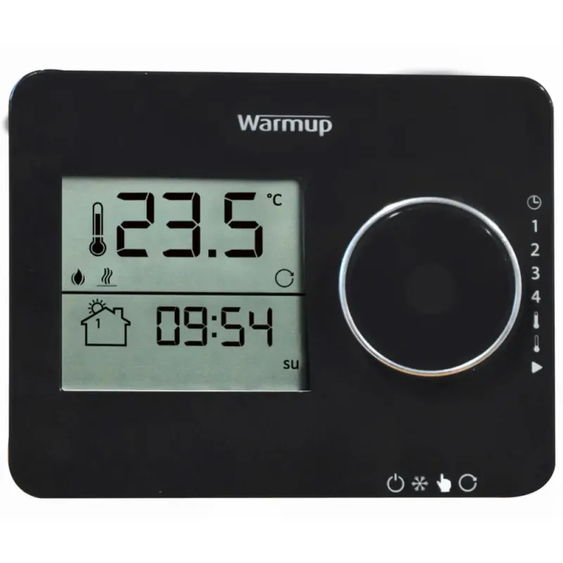 Black Tempo Digital underfloor heating Thermostat - photograph 2