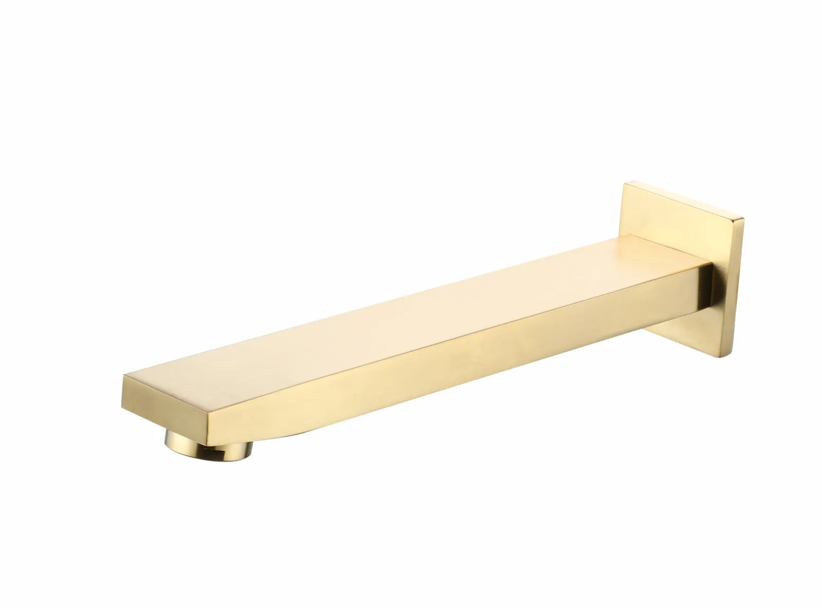 Brushed Gold Thermostatic Concealed Shower & Bath Set – 3-Knob, 3-Outlet with Head, Hand Shower & Bath Spout in Brushed Gold - photograph 5