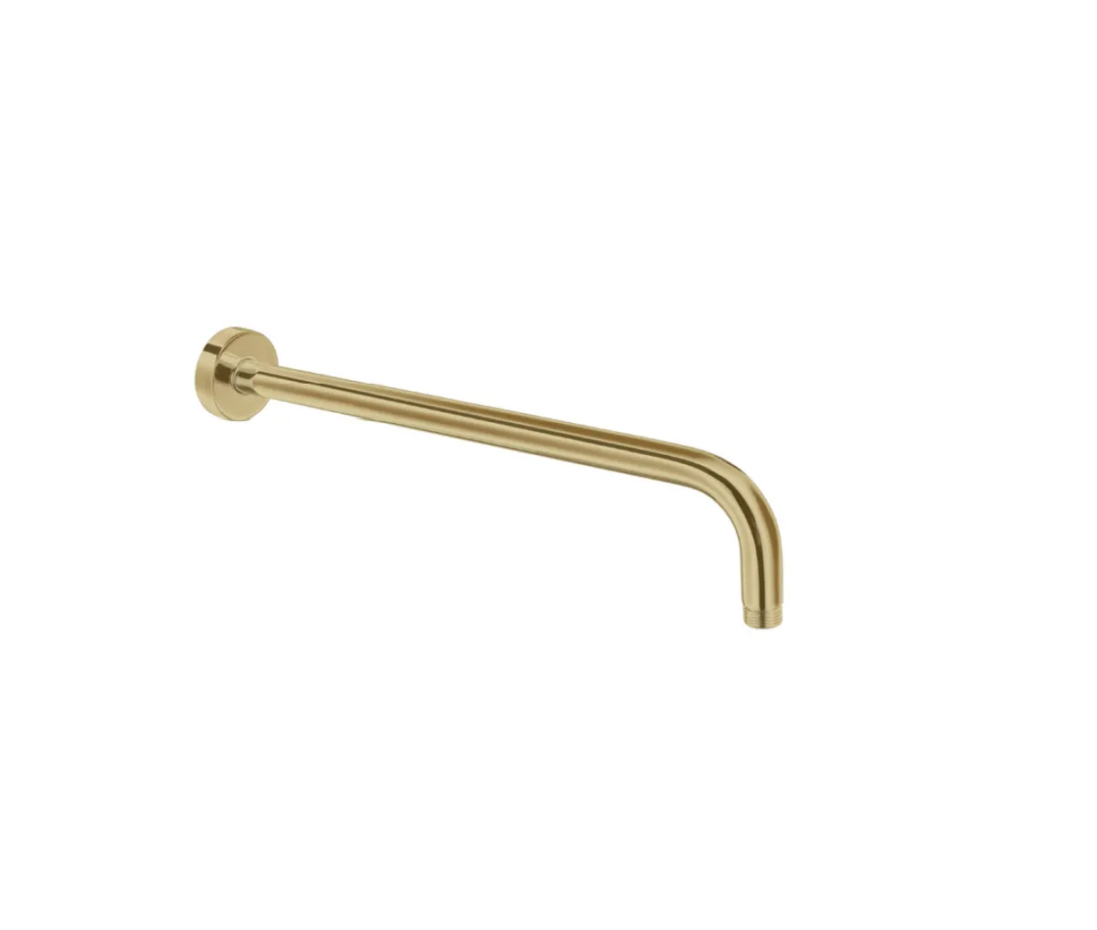 Brushed Gold Thermostatic Concealed Shower & Bath Set – 3-Outlet Valve with Head, water outlet, wall arm, Hand Shower & Spout in Brushed Gold - photograph 3