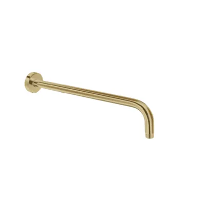 Brushed Gold Thermostatic Concealed Shower Set – 2-Outlet Valve with Overhead & Hand Shower in Brushed Gold - photograph 5