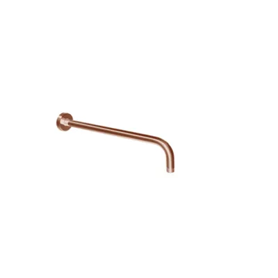 Brushed Rose Gold Thermostatic Concealed Shower & Bath Set – 3-Outlet Valve with Head, water outlet, wall arm, Hand Shower & Spout in Brushed Rose Gold - photograph 6