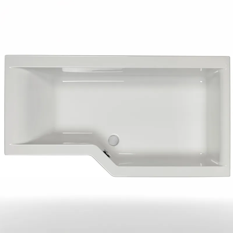 Carron Urban Edge S Bath Right hand Bath 1575x850mm RH in White Gloss