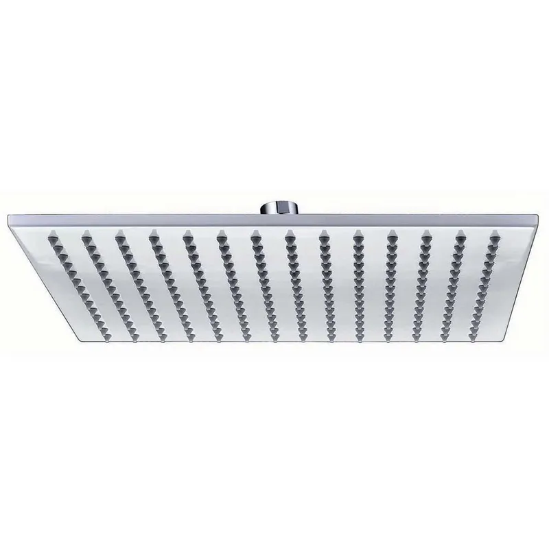 Ceiling Mounted Overhead Shower 400mmx400mmx8mm Chrome Plated in Chrome