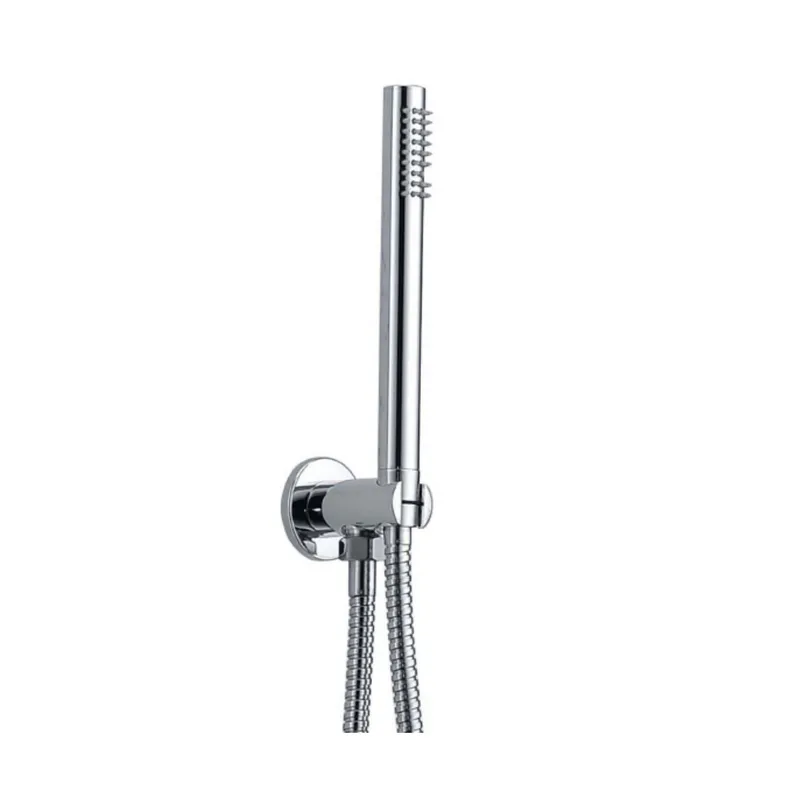 Chrome Plated Thermostatic Concealed Shower Set – 3-Knob, 2-Outlet with Overhead & Hand Shower with water outlet & wall Arm. in Chrome - photograph 4