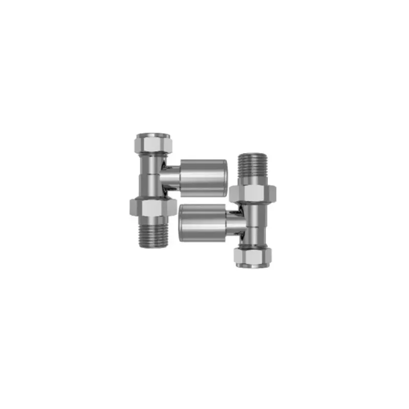 Straight Chrome Manual Radiator Valves