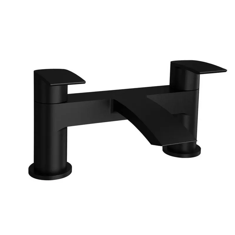 Curve Black Nero Bath Filler Tap in Black