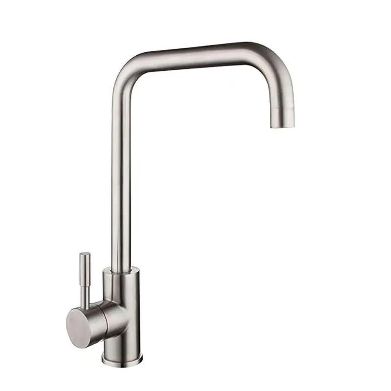 Decor single lever kitchen mixer tap Brushed Nickel in Brushed Nickel