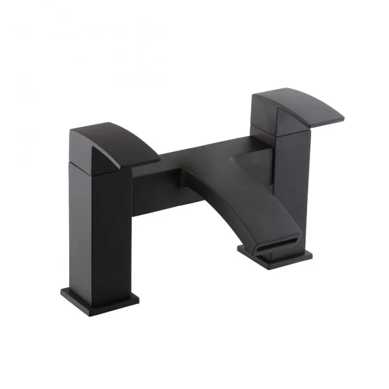 Fiuto Black Nero Bath Filler Tap in Black