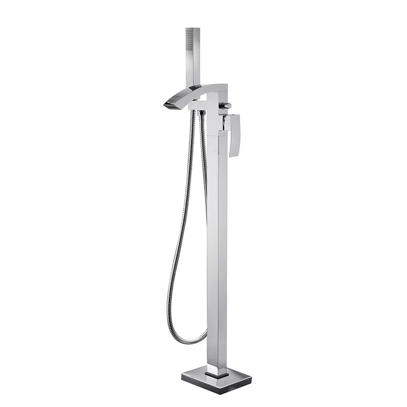 Flair Chrome Free Standing Bath Shower Mixer Tap in Chrome