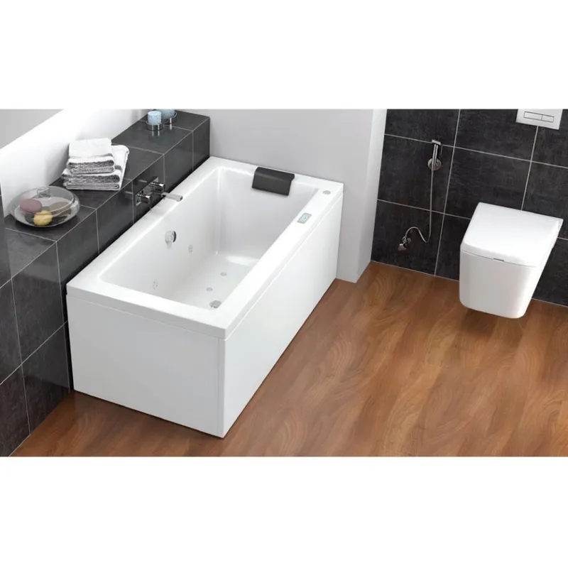 Fonte White Bathtub Whirlpool and Airpool Combi System 1500X750mm in White Gloss