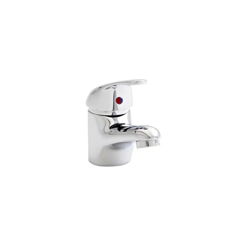 G4K Chrome Mono Basin Mixer Tap With Click Waste in Chrome - photograph 2