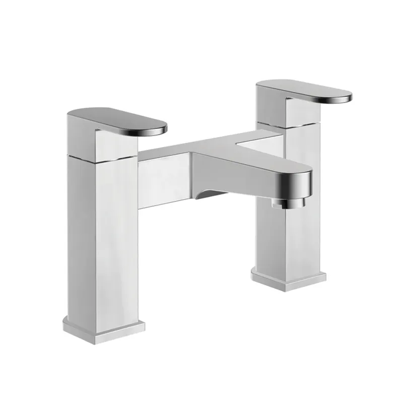 Ikon Bath H Type Filler tap Chrome Plated in Chrome