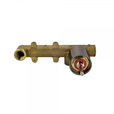 In-wall Body of Single Lever Built-in Manual Valve in Black Chrome