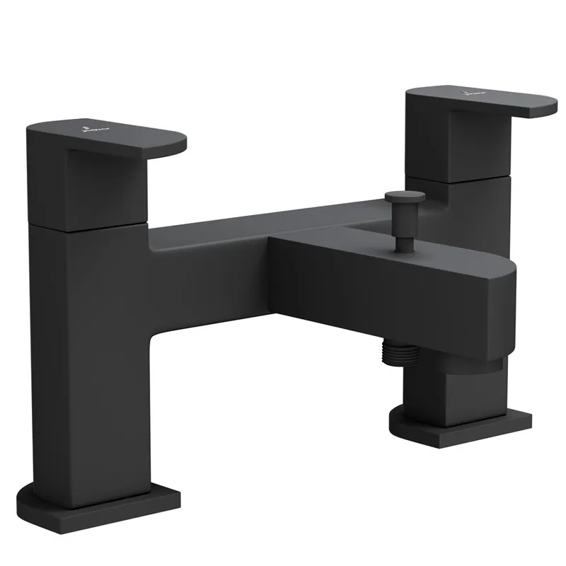 Jaquar Alive Black Matt 2 Hole H Type Bath and Shower Mixer in Black Matt