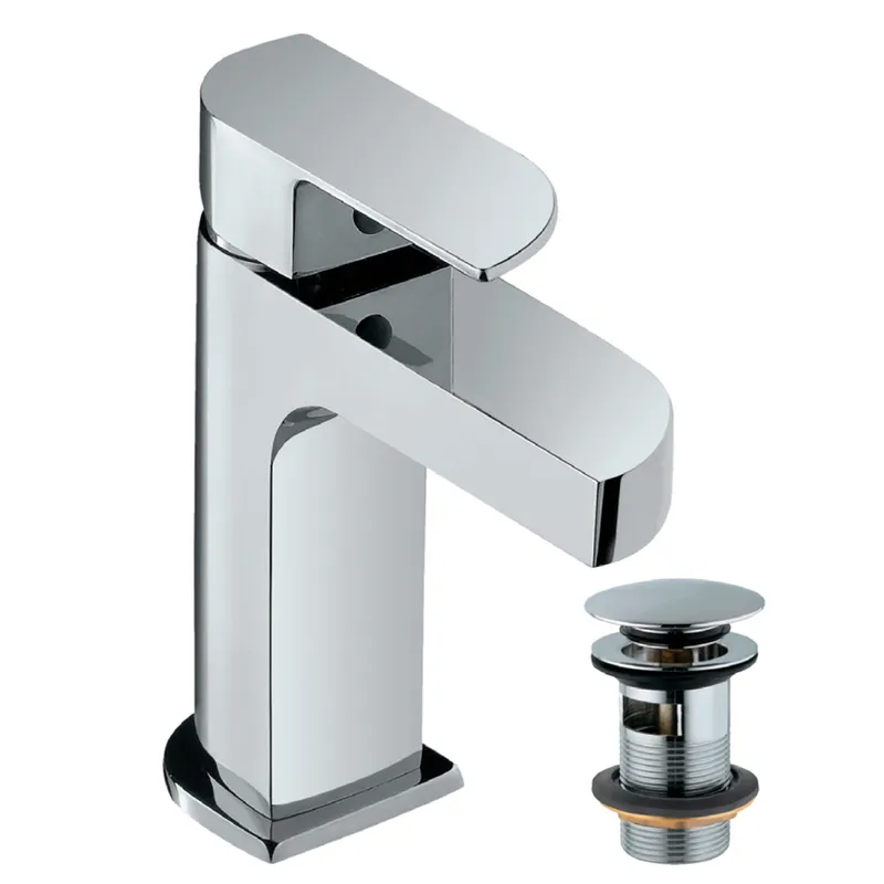 Jaquar Alive Chrome Single Lever Basin Mixer Includes Compatible click clack waste in Chrome