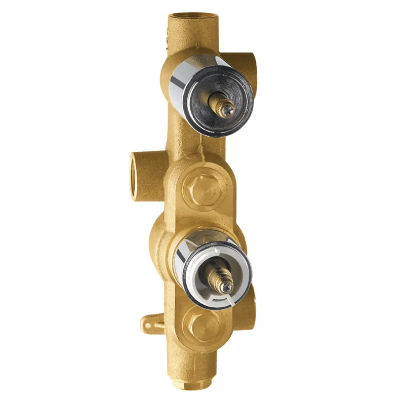Jaquar Allied Aquamax In-wall Body of 1 Outlet Thermostatic Shower Mixer in Raw Brass (concealed)
