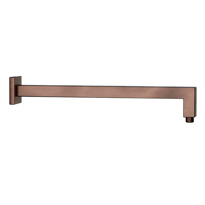 Jaquar Antique Copper Kubix Prime Square Shower Arm (600mm) in Antique Copper