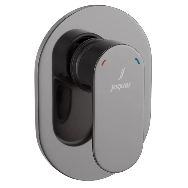 Jaquar Black Chrome Opal Prime Manual Single outlet Mixer in Black Chrome